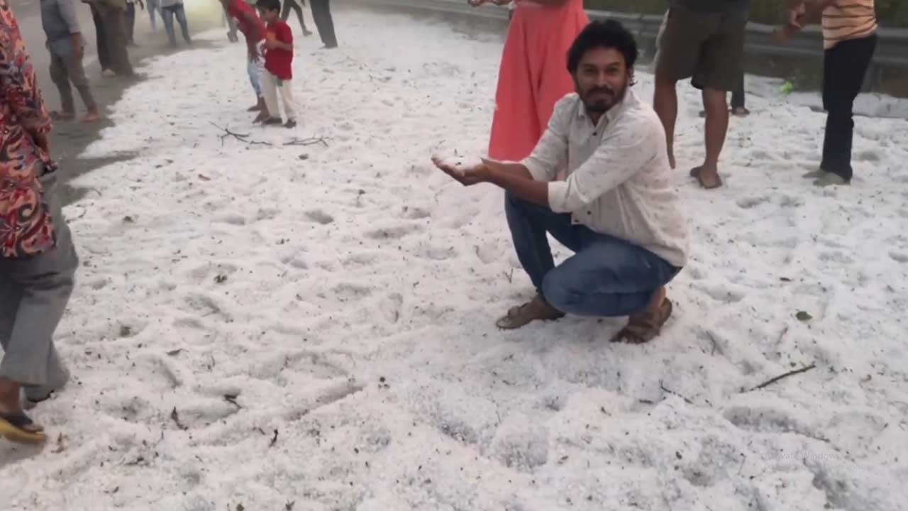 Hyderabad Hailstorm