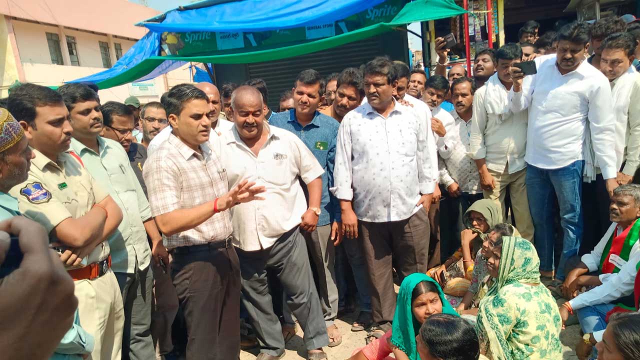 RTC Strike in Kamareddy