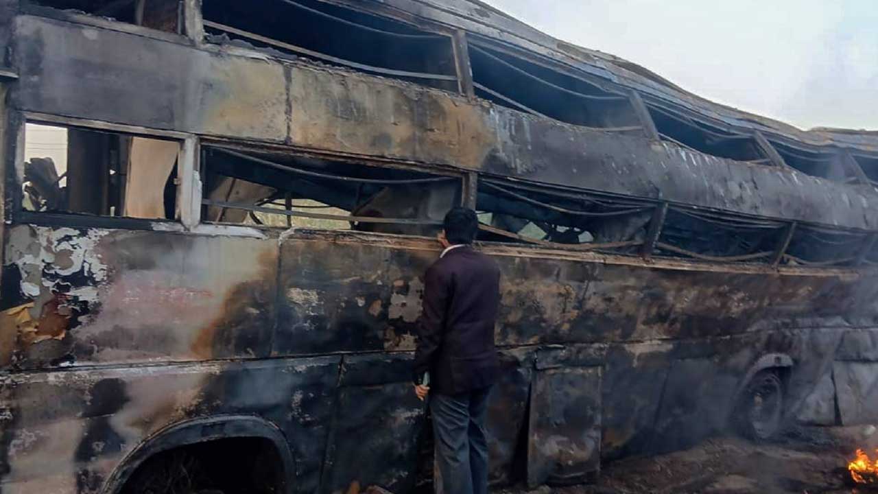 Bus Fire Accident