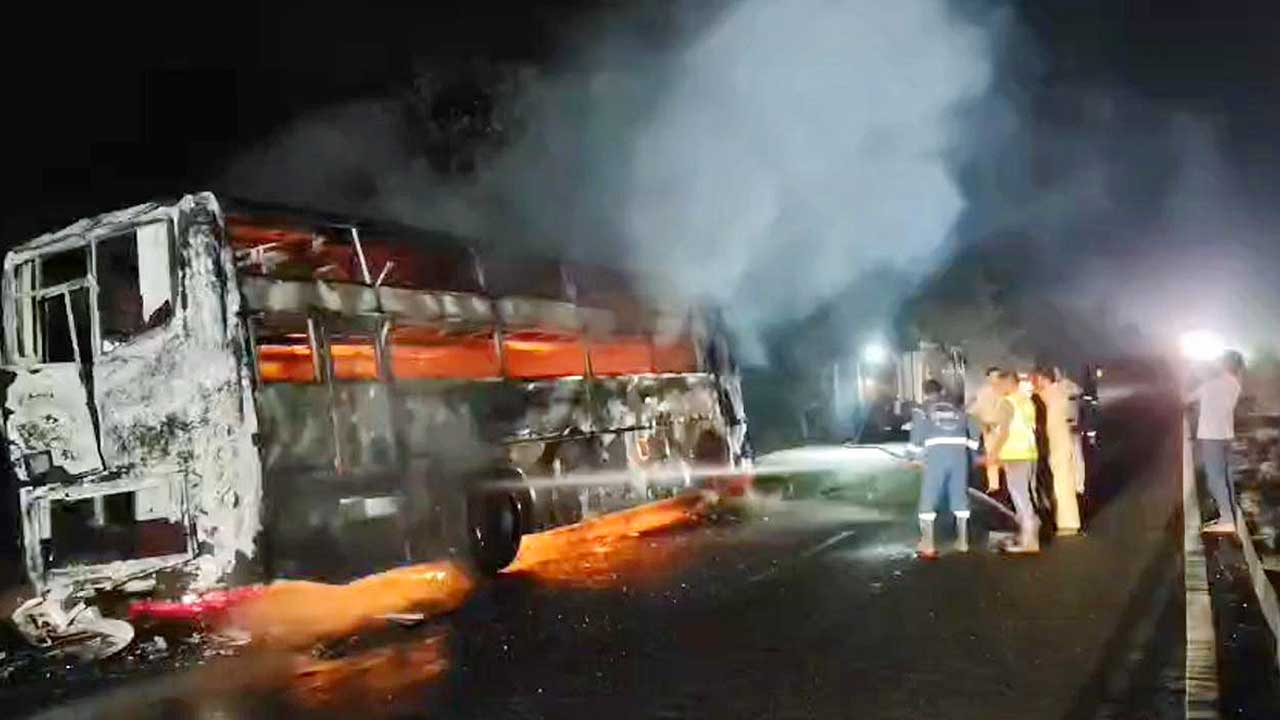 Travel Bus Fire