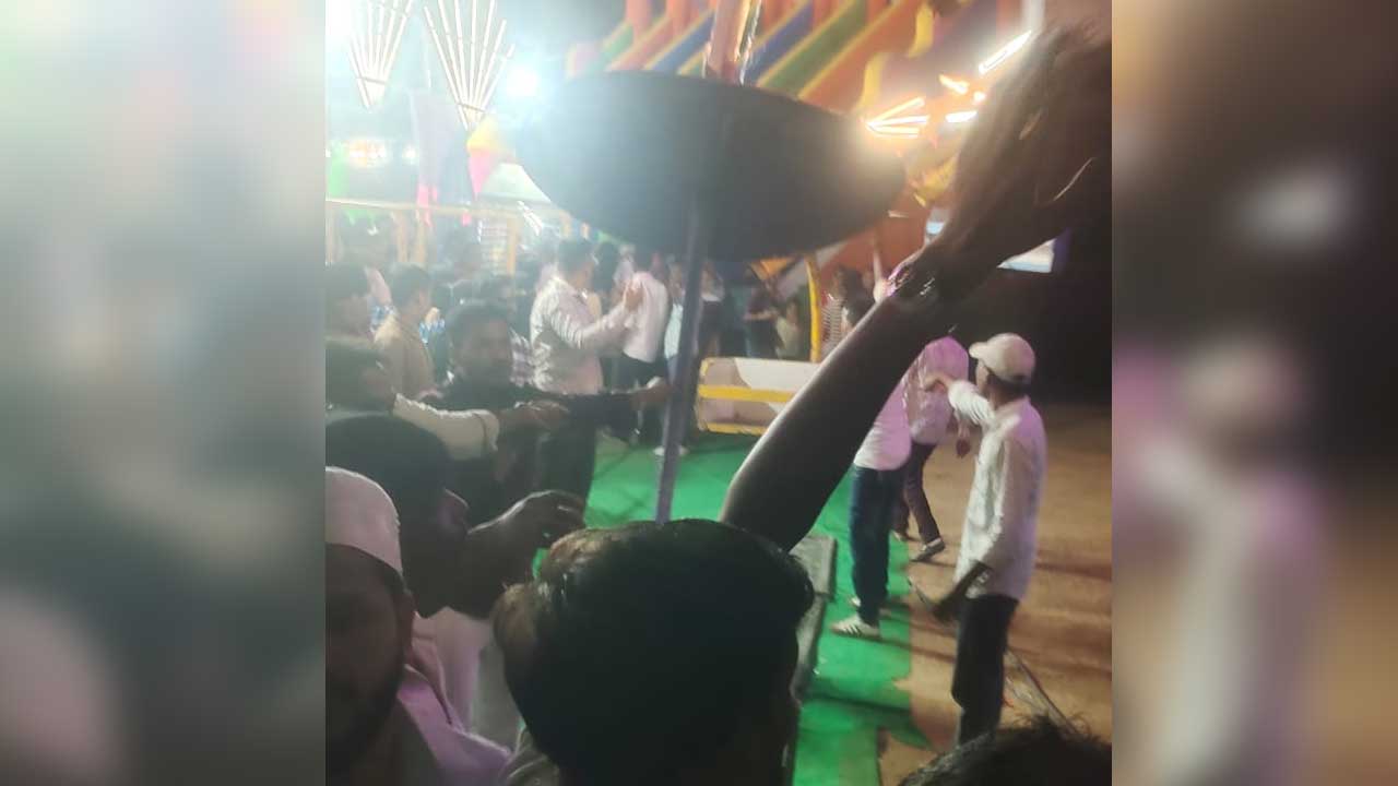 Wheel Accident in Exhibition