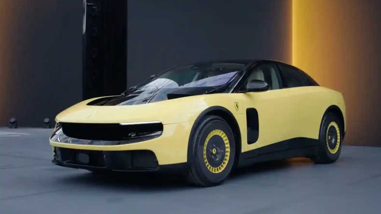 Ferrari EV | ఈవీ రేస్లోకి ఫెరారీ.. లూస్ పేరుతో ఫస్ట్ ఎలక్ట్రిక్ కారు 1 Ferrari EV