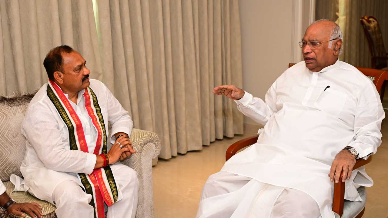 Kharge Hyderabad Visit