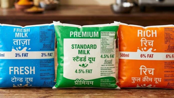 Milk Packet Colors