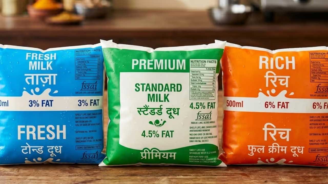Milk Packet Colors
