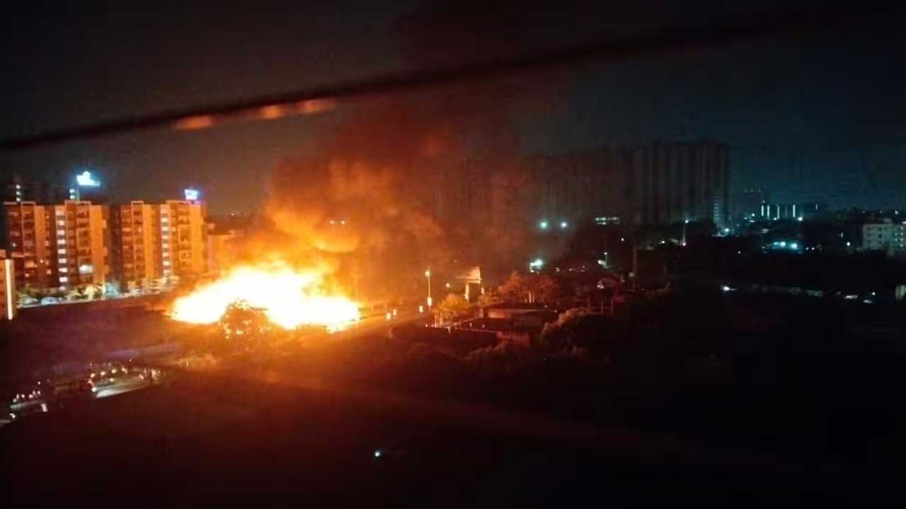 Nizampet Fire Accident
