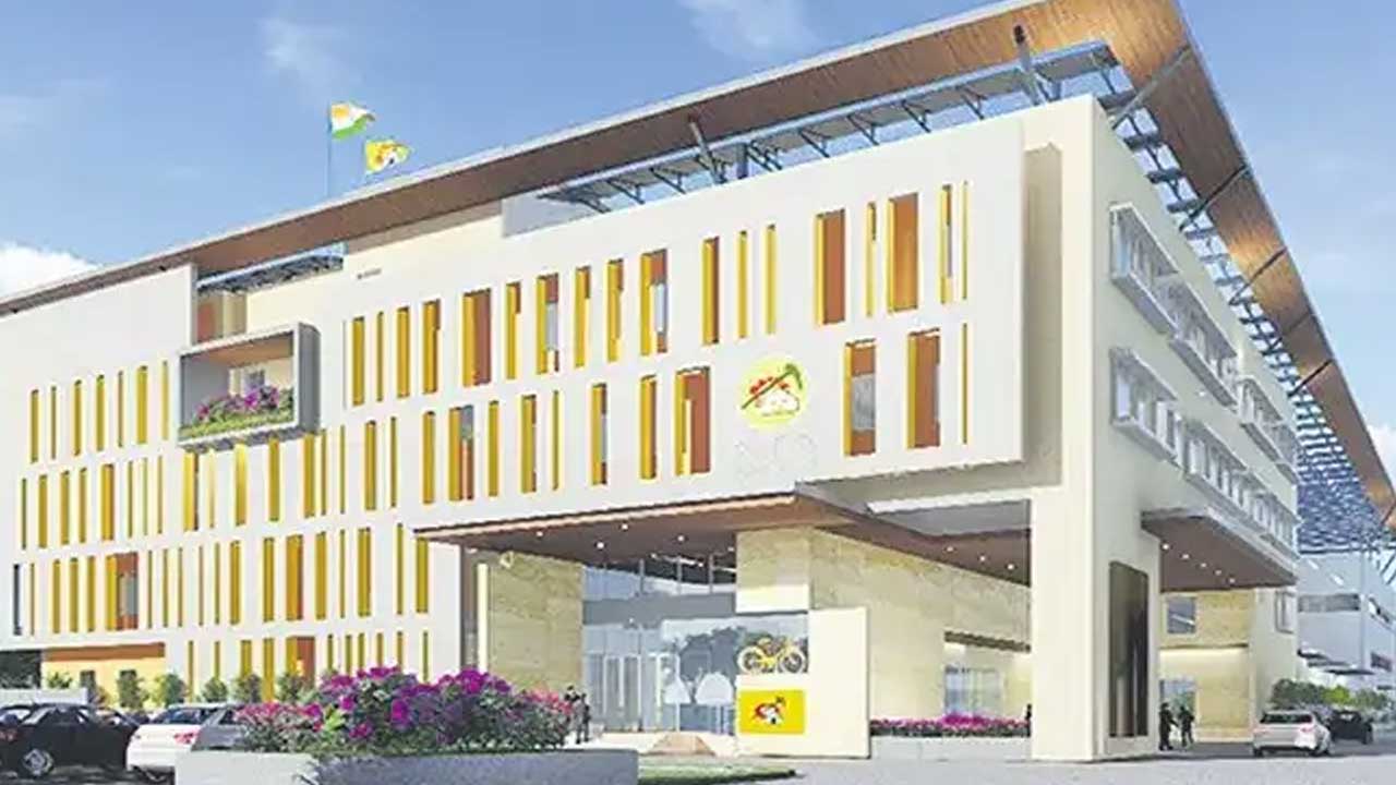 TDP Office Protest
