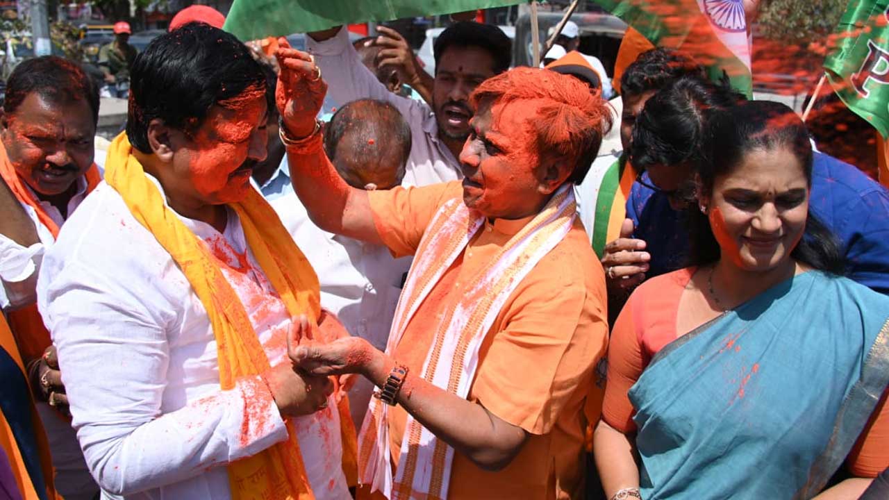 BJP victory rally |