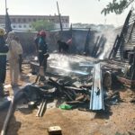 Lorry Garage Fire |