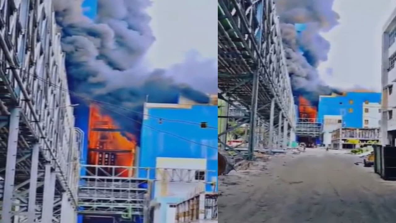 Yadadri Power Plant Fire