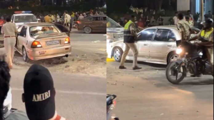 Hyderabad Car Stunts