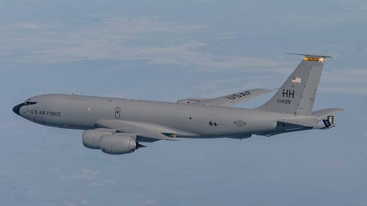 US plane missing