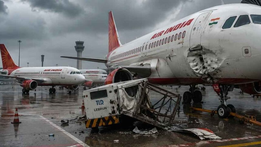 Air India Aircraft Damage