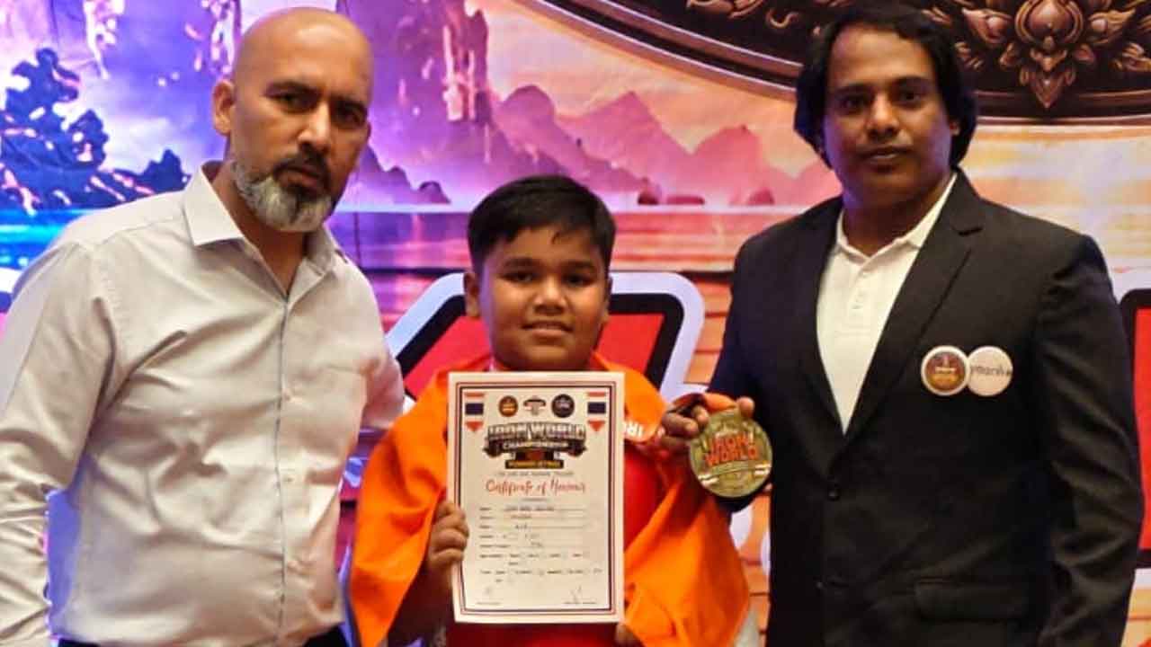 Gunraj Gold Medal | ఐరన్ వరల్డ్ పవర్ లిఫ్టింగ్ చాంపియన్షిప్లో కాకతీయ విద్యార్థి ప్రతిభ 2 Gunraj Gold Medal