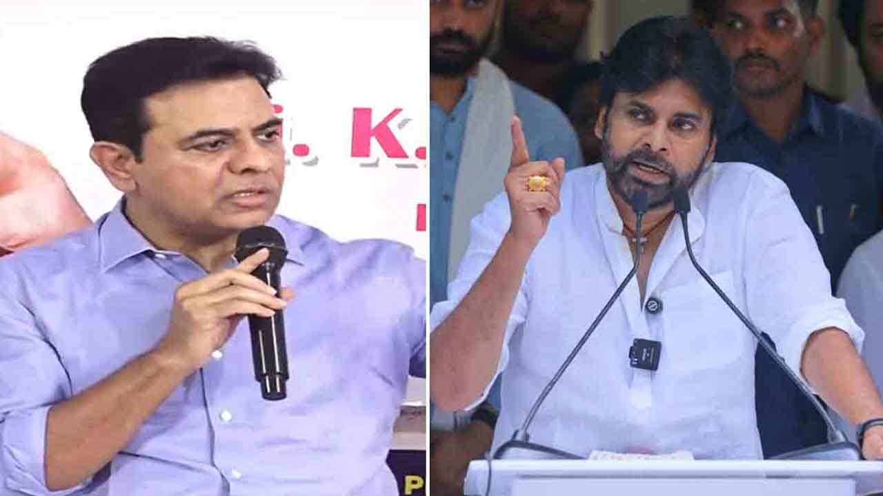 KTR Counter to Pawan