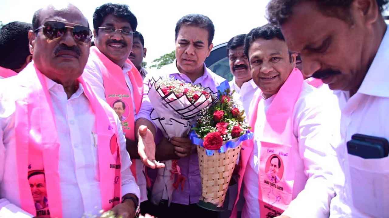 KTR Grand Welcome