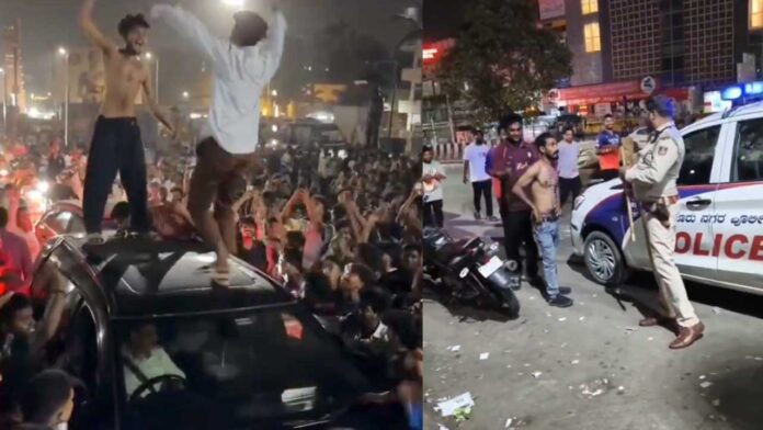 RCB Fans Hooliganism