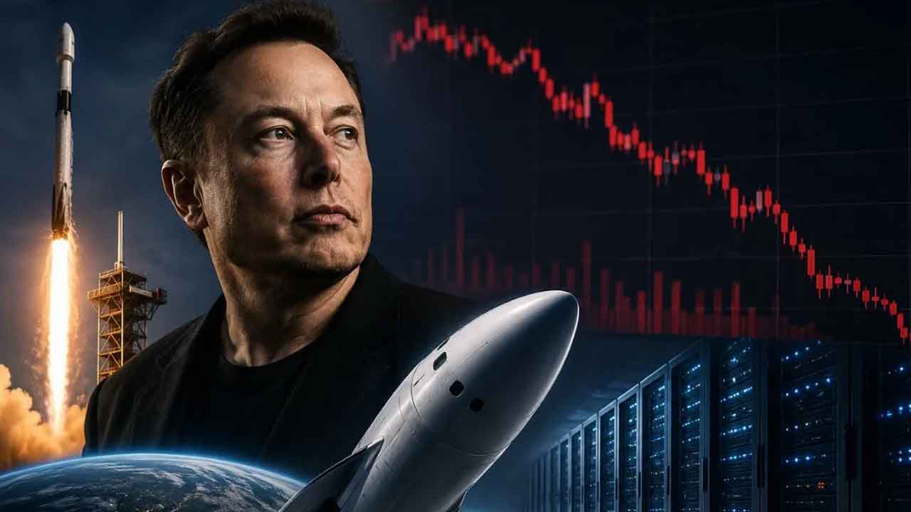 SpaceX Share Fall