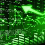 Stockmarket in green