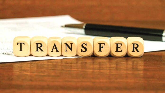 Transport Department Transfers