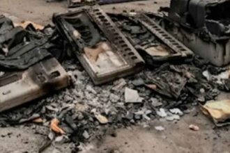 West Bengal EVM Fire