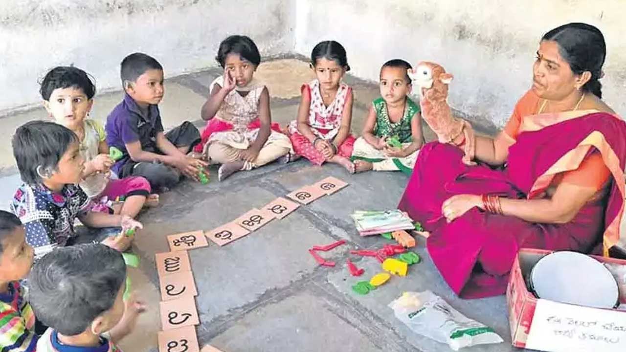 akshara today .jpganganwad
