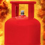 Cylinder Blast Fire