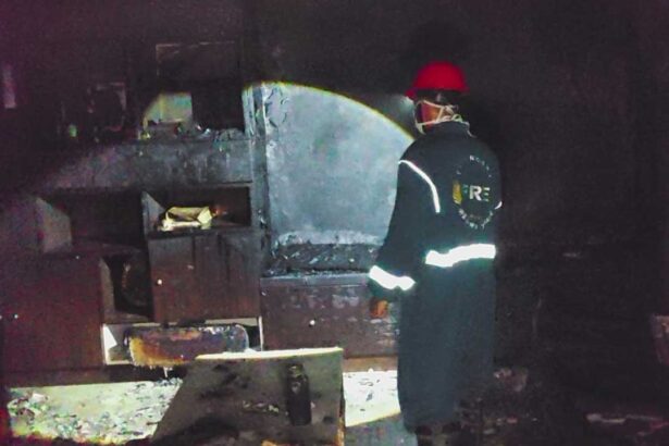 Gadugu Gangadhar House Fire