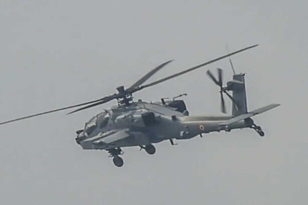 Apache Helicopter Crash