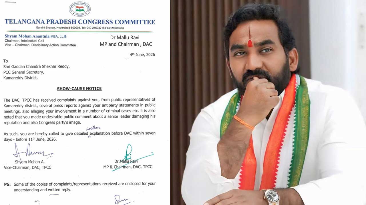 Congress Show Cause Notice