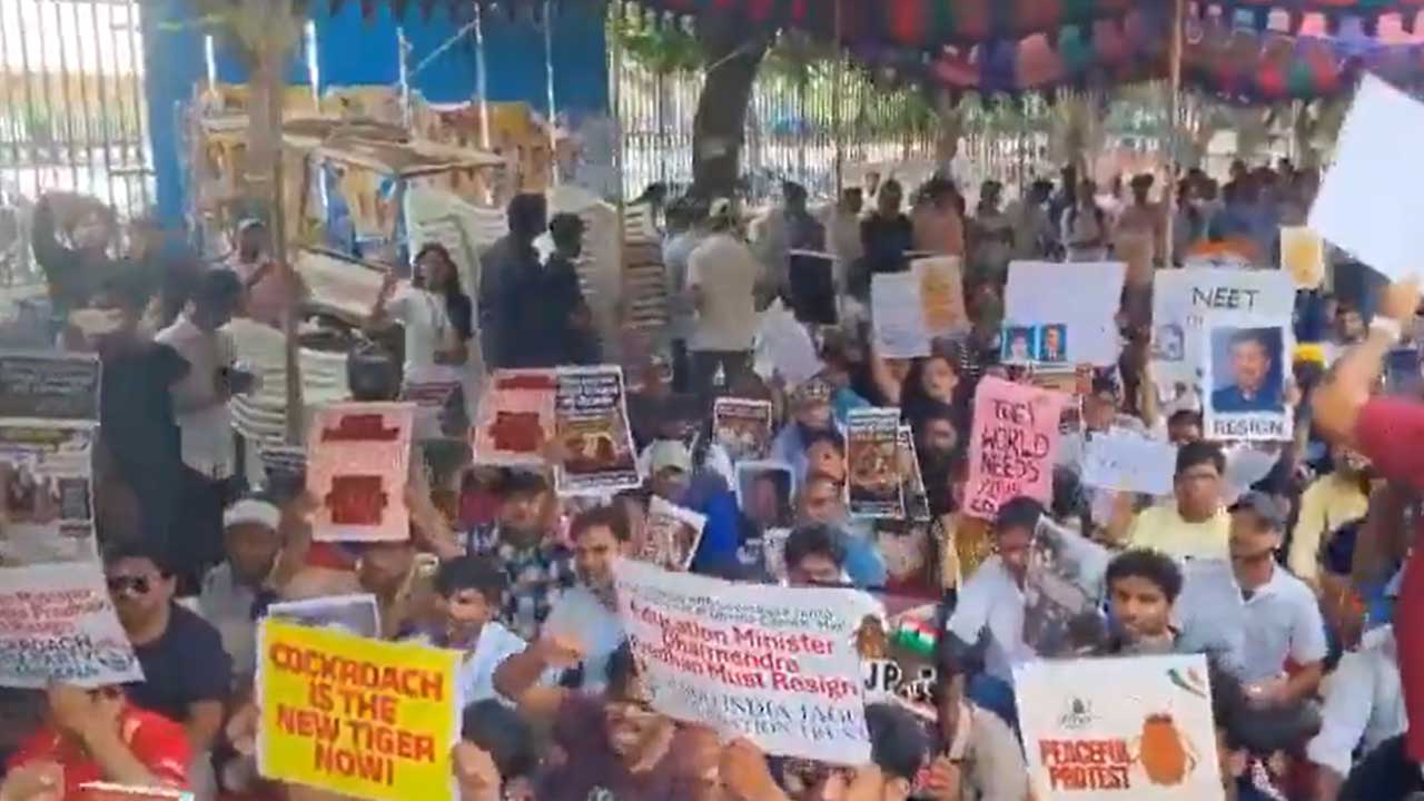 Cockroach Janata Party Protest