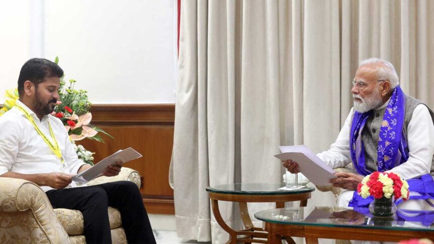 Revanth Reddy Modi Meeting