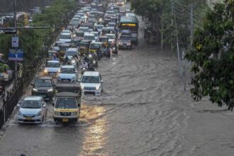 Hyderabad Rain Traffic