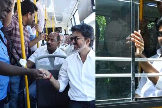 CM Vijay RTC Bus Ride
