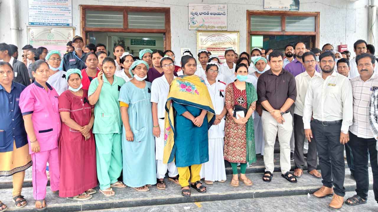 Banswada MCH Protest