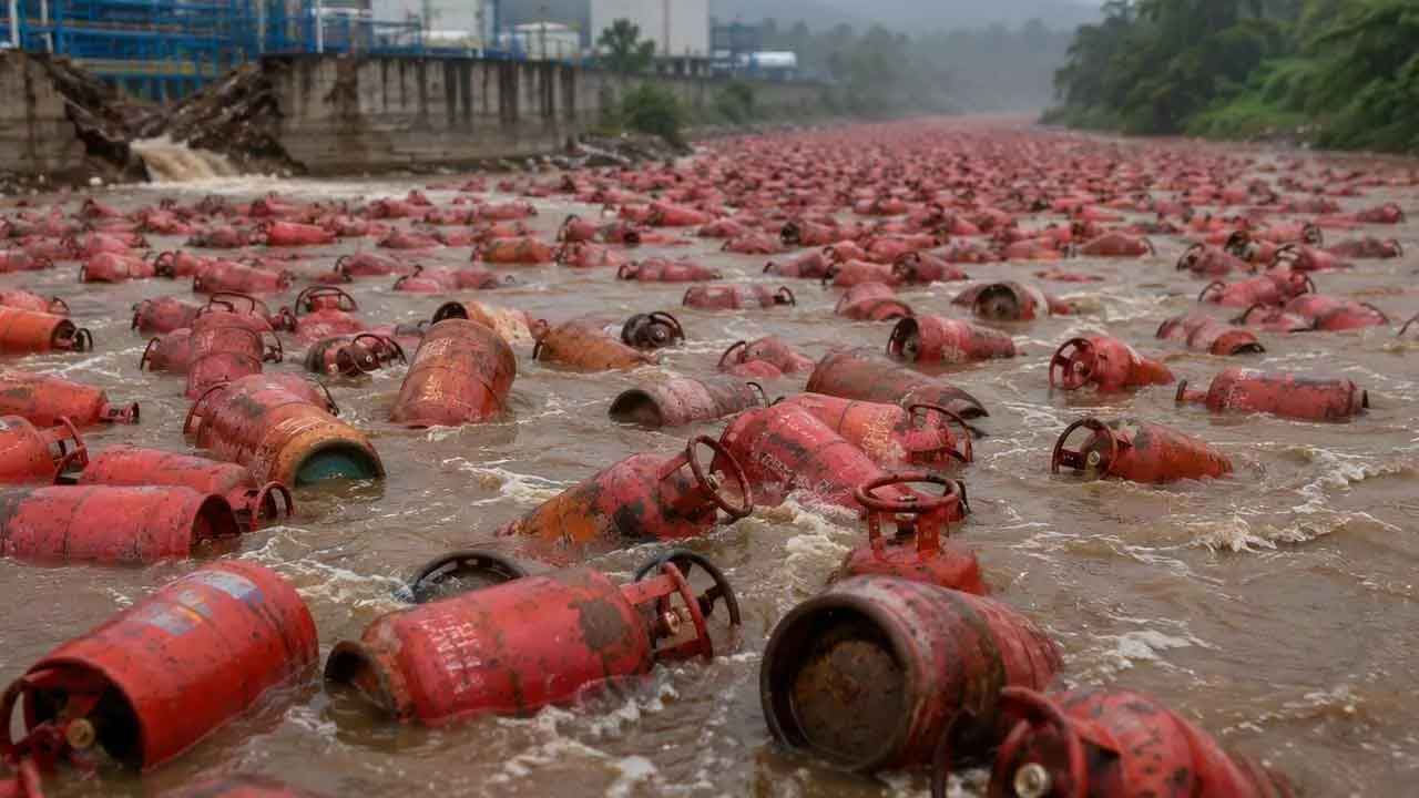 Cylinders Floating