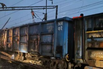 Goods Train Derailment