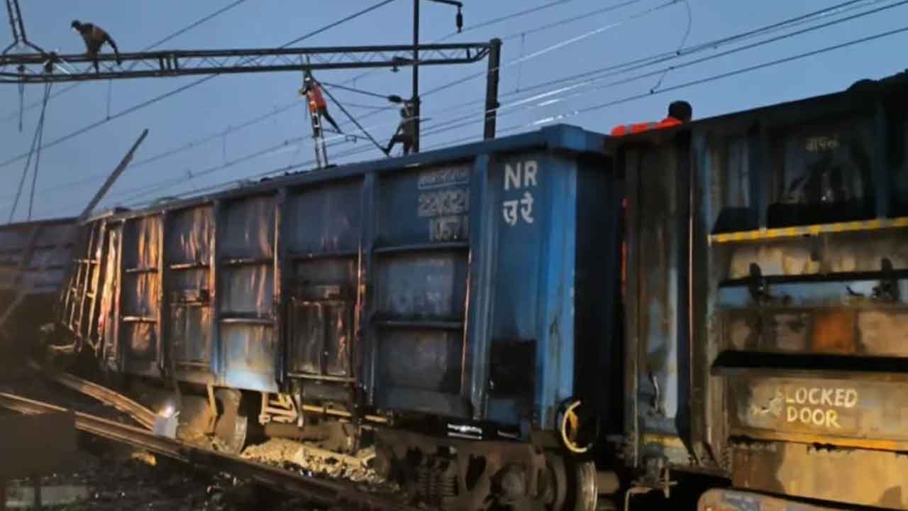 Goods Train Derailment