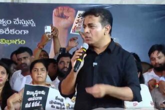 KTR NEET Protest