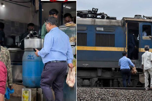 Samosa Train Viral Video