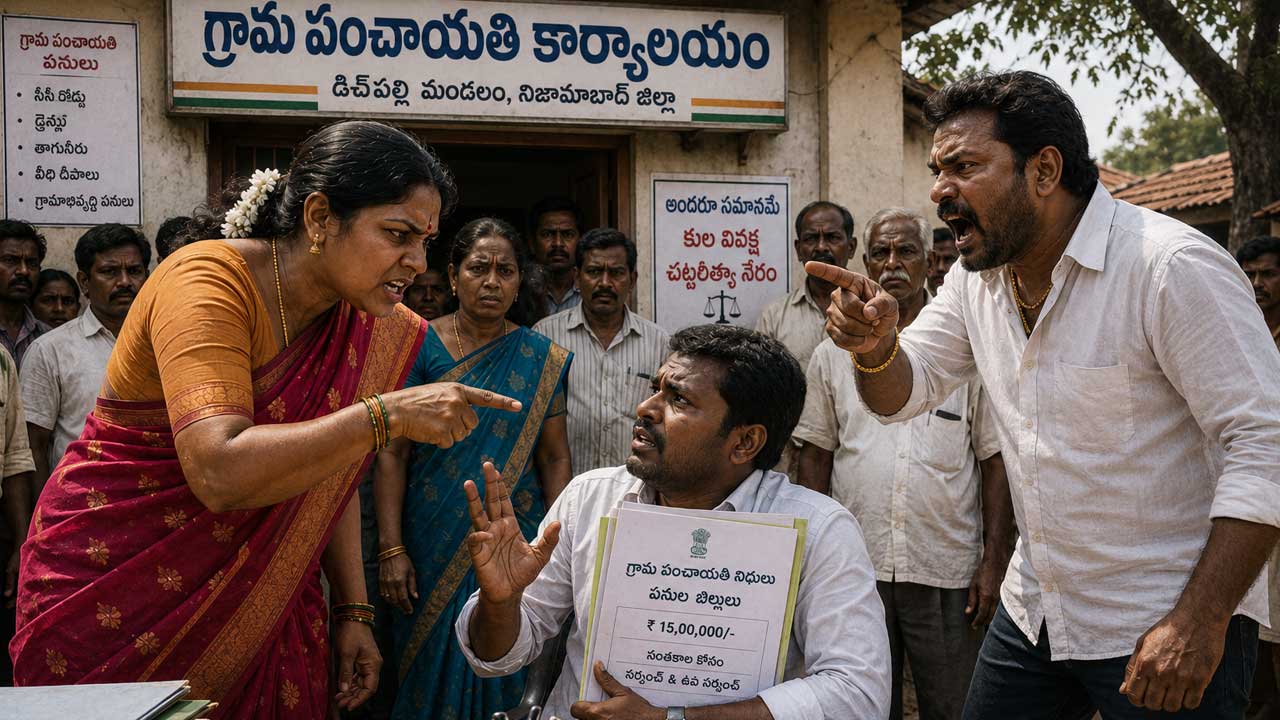 Dalit Sarpanch Attack Dichpally