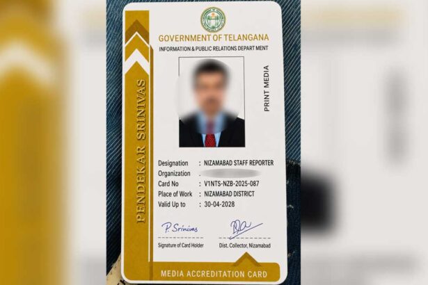Fake Accreditation Card
