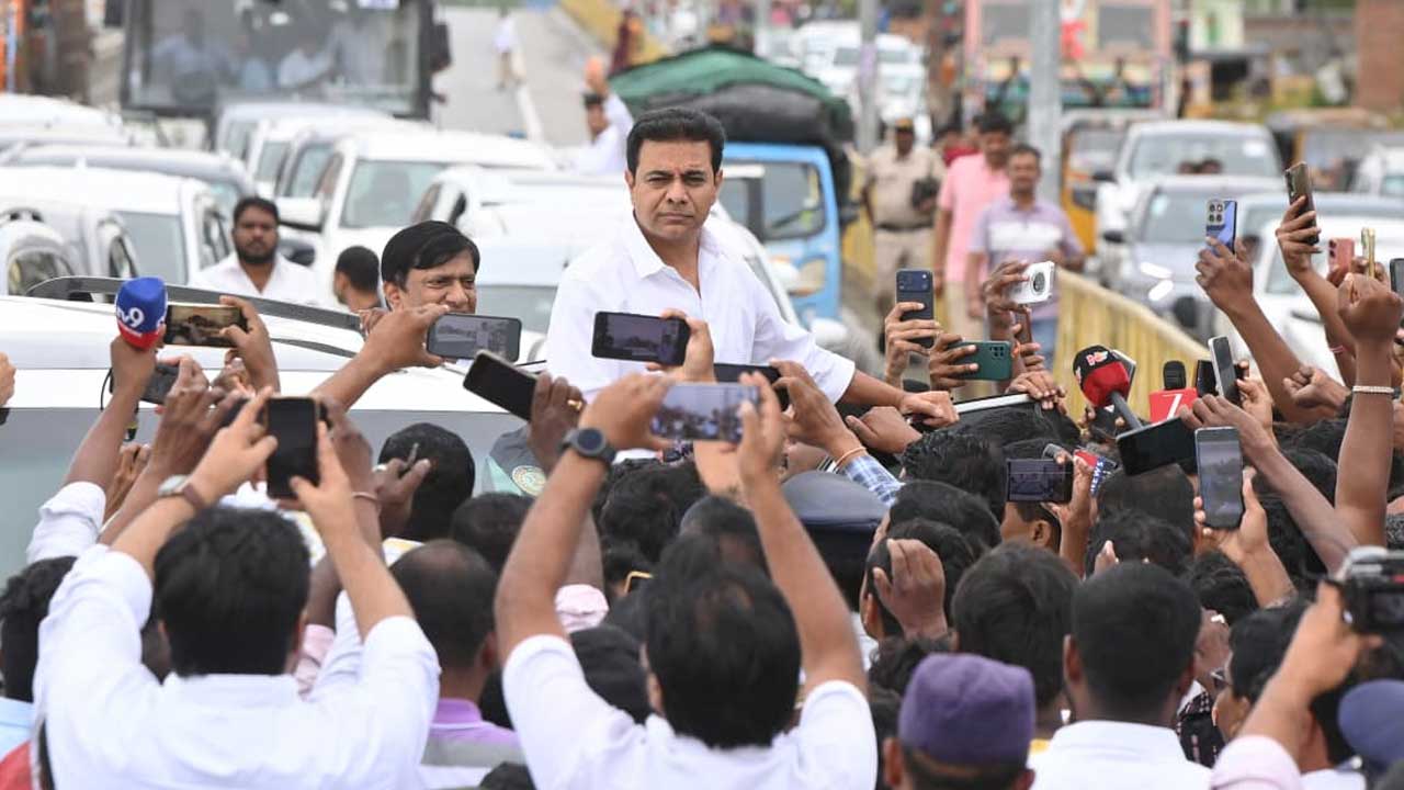 KTR Kaleshwaram Visit