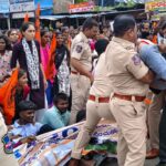 ABVP Protest Kamareddy