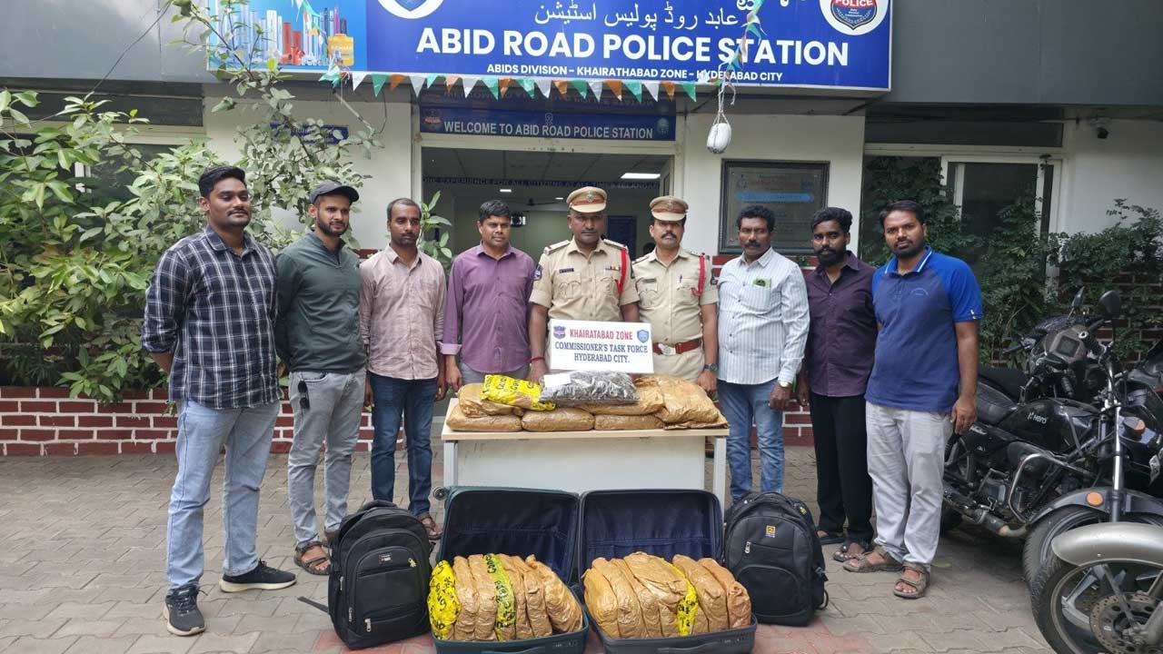 Hyderabad Ganja Seized