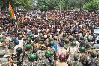 Jharkhand Assembly Protest
