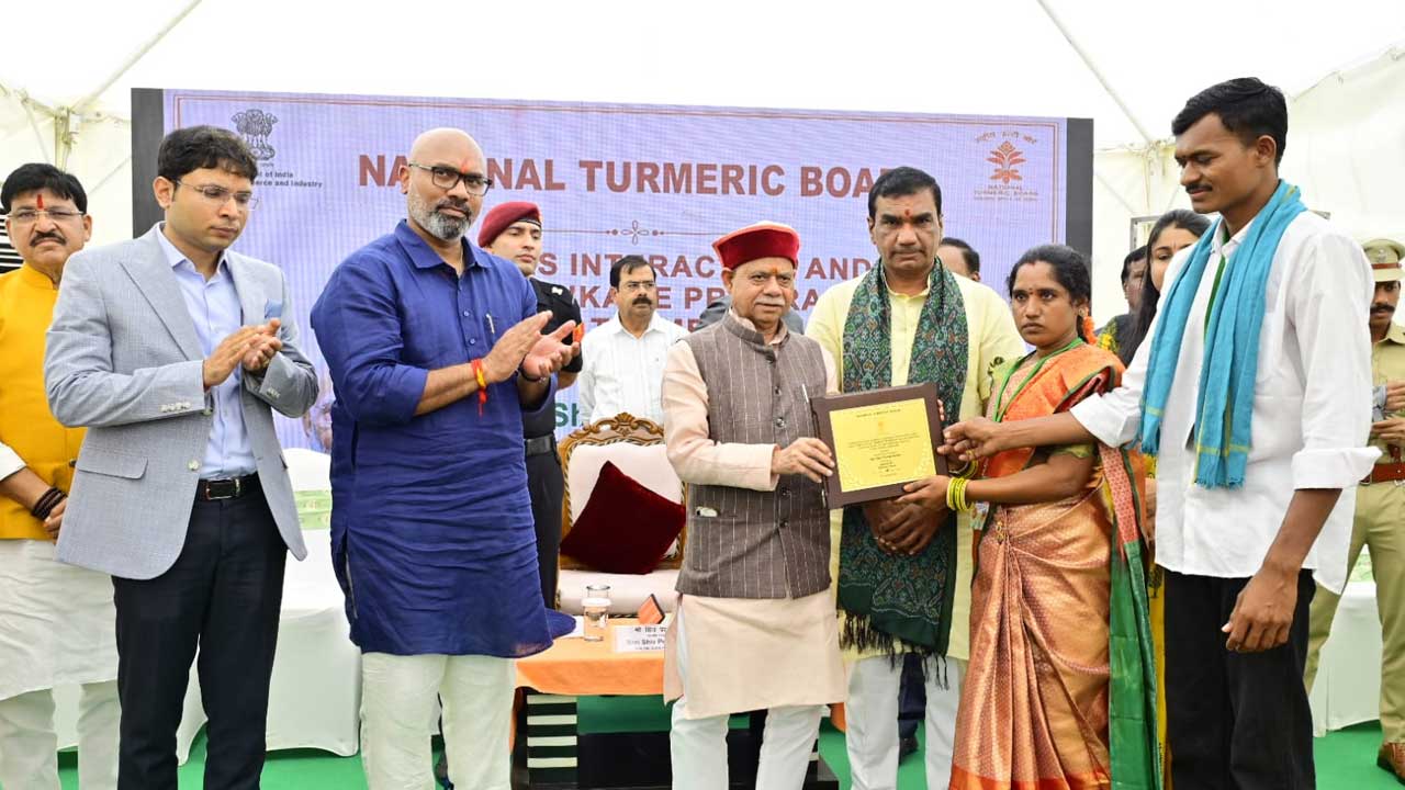 Turmeric Farmers Honoured