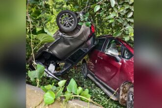 Two Cars Collide