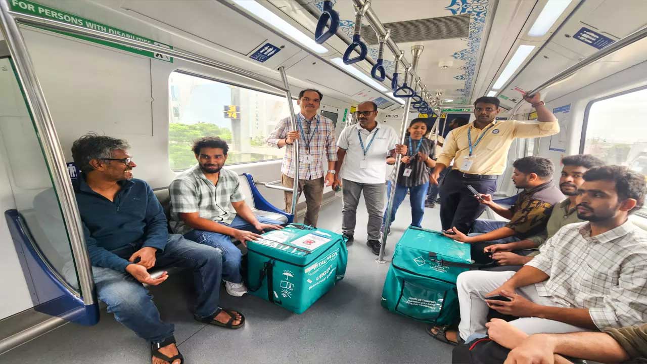 Hyderabad Metro Organ Transport