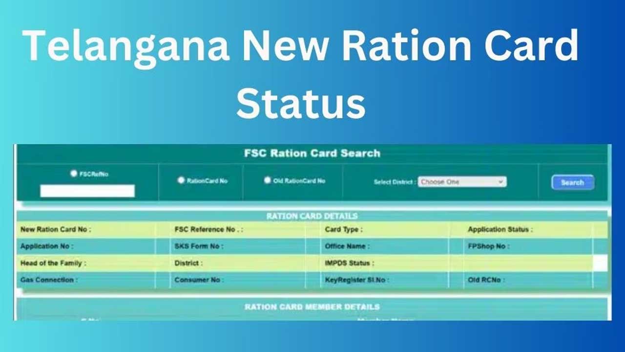 Telangana Ration Card Check